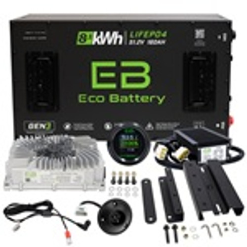 Eco GEN3 51V 160A Lithium Battery Bundle | 2007-2010 Yamaha G29 Drive Golf Cart
