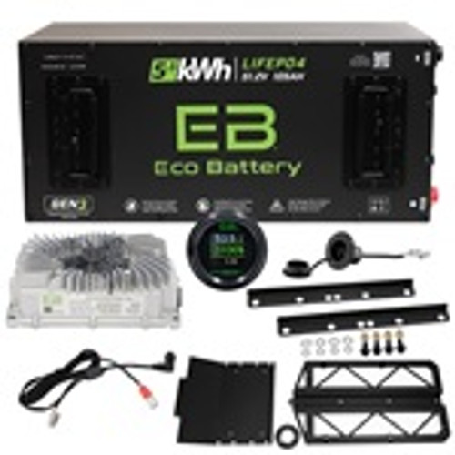 Eco GEN 51V 105Ah Lithium Battery Bundle "Skinny" | Polaris Ranger EV 48V