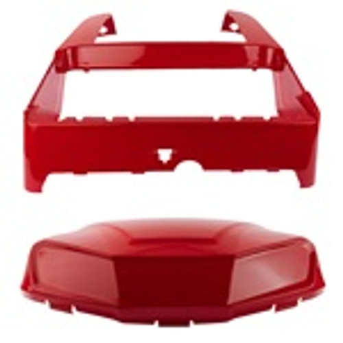 Front Cowl & Rear Body | Club Car Tempo Golf Cart | Racer Red Metallic