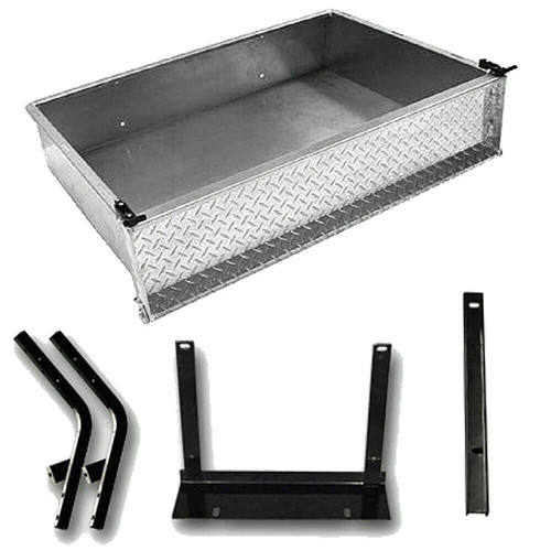 GTW Aluminum Rear Cargo Box Kit | 1995-2007 Yamaha G14-G22 Golf Cart | 04-052