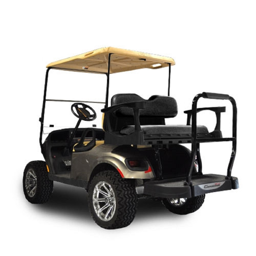 Madjax Genesis 250 Rear Standard Flip Seat | EZGO TXT 1994-Up Cart | Black
