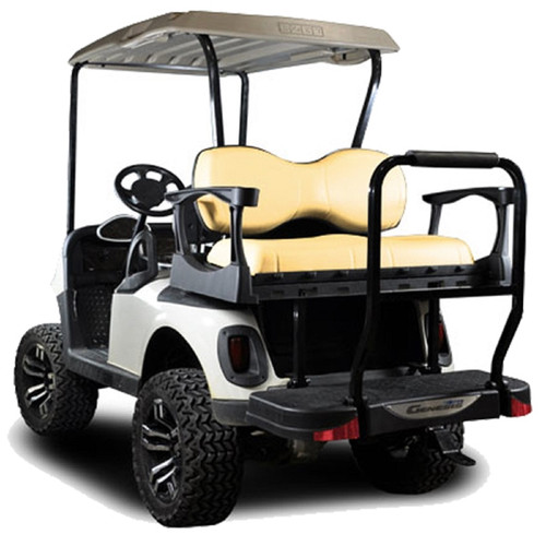 Madjax Genesis 300 Rear Deluxe Flip Seat | EZGO RXV Cart 2008-Up | Sandstone