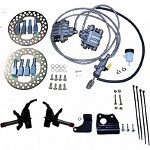 Jakes Front Disc Brake Kit | EZGO ST Express 2001.5-Up w/ Factory Lift | 7295