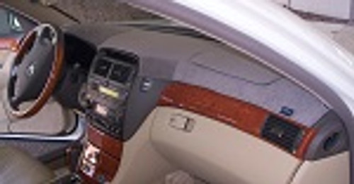 Honda Civic Sedan 2001-2005 No Sensor Brushed Suede Dash Cover Mat Charcoal Grey