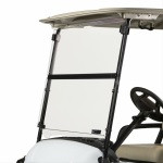 RedDot DOT AS4 AS5 Clear Folding Windshield | Yamaha Drive2 2017-Up Golf Cart