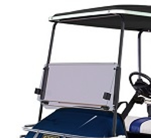 EZGO TXT Golf Cart 1994-2013 Tinted Folding Front Windshield Clip On