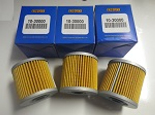 1983-1985 Kawasaki KLT250C Prairie EMGO 10-30000 Oil Filter 3 Pack