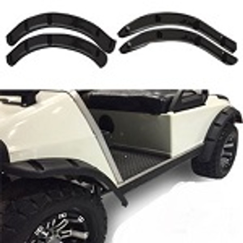 Club Car DS Golf Cart 1993-Up GTW Fender Flare | Set of 4 | Black