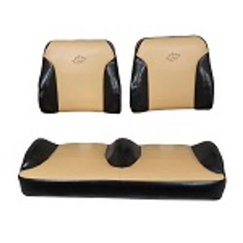 EZGO TXT Golf Cart 1994.5-2013 | Suite Seats Bucket Style | Black/Tan