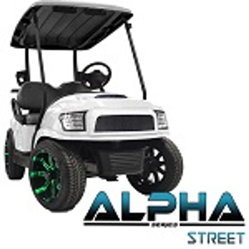 Madjax Alpha Series Street Front Cowl Club Car Precedent Golf Cart | White