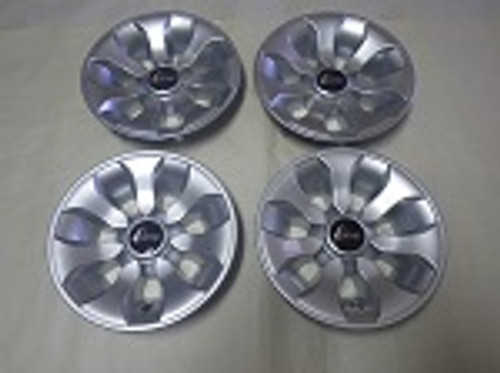 Golf Cart EZGO Yamaha Club Car 8" Drifter Silver Wheel Cover Hub Cap Set of 4