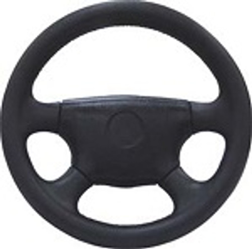 EZGO Golf Cart Premium 4 Spoke Black Cushioned Steering Wheel