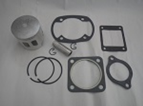 Yamaha G1 2-Cycle Gas Golf Cart Top End Piston Kit w/ Gaskets | .50mm Oversize