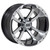 Golf Cart GTW 12x7 Machined Black Storm Trooper Wheel | 3:4 Offset 4/4 Pattern