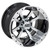 Golf Cart GTW 10x7 Machined Black Storm Trooper Wheel | 3:4 Offset 4/4 Pattern