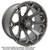 Golf Cart GTW 14x7 Matte Grey Raven Off-Road Wheel | 3:4 Offset 4/4 Pattern