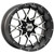 Golf Cart GTW 14x7 Matte Grey Machined Vortex Wheel | 3:4 Offset 4/4 Pattern