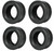 Golf Cart GTW 205/50-10 Mamba Street Tire | 18" Tall | Set of 4 Tires