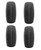 Golf Cart GTW 205/50-10 Fusion Street Tire | 18" Tall | 1 Tire