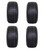 Golf Cart DURO 205/50-10 Low Profile Street Tire | 18" Tall | Set of 4 Tires