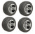 Golf Cart GTW 10" Storm Trooper Machined Wheel | 205/50-10 Tire | Set of 4