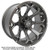 Golf Cart GTW 14x7 Matte Grey Raven Off-Road Wheels | Set of 4 | 3:4 Offset 4/4