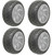 Golf Cart GTW 255/55-12 Fusion GTR DOT Street Tire | 23" Tall | Set of 4