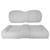 RedDot Premium Style Front Pod Seat | EZGO S6 / L6 Golf Cart | White