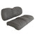 RedDot Premium Style Front Seat | Club Car Precedent Onward Tempo | Pewter Suede