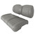 RedDot Premium Style Front Seat | Club Car Precedent Onward Tempo | Gray