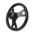 Gussi Italia Model 13 Black Carbon Fiber Steering Wheel | Club Car DS Golf Cart