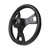 Gussi Italia Model 13 Black Carbon Fiber Steering Wheel | Club Car DS Golf Cart