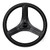 Gussi Italia Brenta Black Carbon Fiber Steering Wheel | EZGO Golf Cart