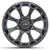 Golf Cart GTW 15x7 Matte Gray Raven Wheel | 3:4 Offset 4/4 Pattern