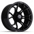 Golf Cart GTW 15x7 Matte Black Spyder Wheel | 3:4 Offset 4/4 Pattern