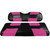 MadJax Riptide Black / Pink Front Seat Covers | Club Car DS 2000-Up