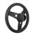 Gussi Italia Giazza Black Steering Wheel | ICON / AEV Golf Car Models