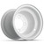 Golf Cart GTW 8" 8x7 White Steel Wheel | 2:5 Offset