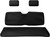 Polaris Ranger 500 700 2002-2008 UTV Bench Seat Covers | Made to Order | Black
