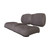 GTW Mach3 Series Rear Seats | RedDot Premium Seat Cushions | Pewter Suede