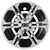 Golf Cart EZGO Yamaha Club Car 8" Daytona Chrome | Black Wheel Cover Set of 4