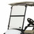 RedDot DOT AS4 AS5 Clear Folding Windshield | Yamaha Drive2 2017-Up Golf Cart