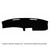 Pontiac Ventura 1971-1974 w/ AC Brushed Suede Dash Cover Mat Black