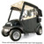 RedDot Chameleon 2 Passenger Golf Cart Track Enclosure | Club Car | Black