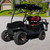 Front Cowl & Rear Body | Club Car Tempo Golf Cart | Black Metallic