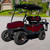 Front Cowl & Rear Body | Club Car Tempo Golf Cart | Burgandy Metallic