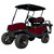 Front Cowl & Rear Body | Club Car Tempo Golf Cart | Burgandy Metallic
