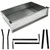 GTW Aluminum Rear Cargo Box Kit | 2008-2016 EZGO RXV Golf Cart | 04-050