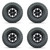 Golf Cart GTW 12" Diesel Matte Black Wheel | 23x10-12 Rogue AT Tire | 4 Set