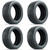 Golf Cart GTW 205/30-14 Fusion Street Tire | 19" Tall | Set of 4 Tires
